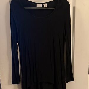 Kenar Women's Classic Black Long Sleeve Top